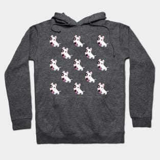 Pitbull dog pattern Hoodie